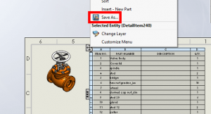 Export Bill Of Materials With Thumbnail Preview Parts List To Excel In ...